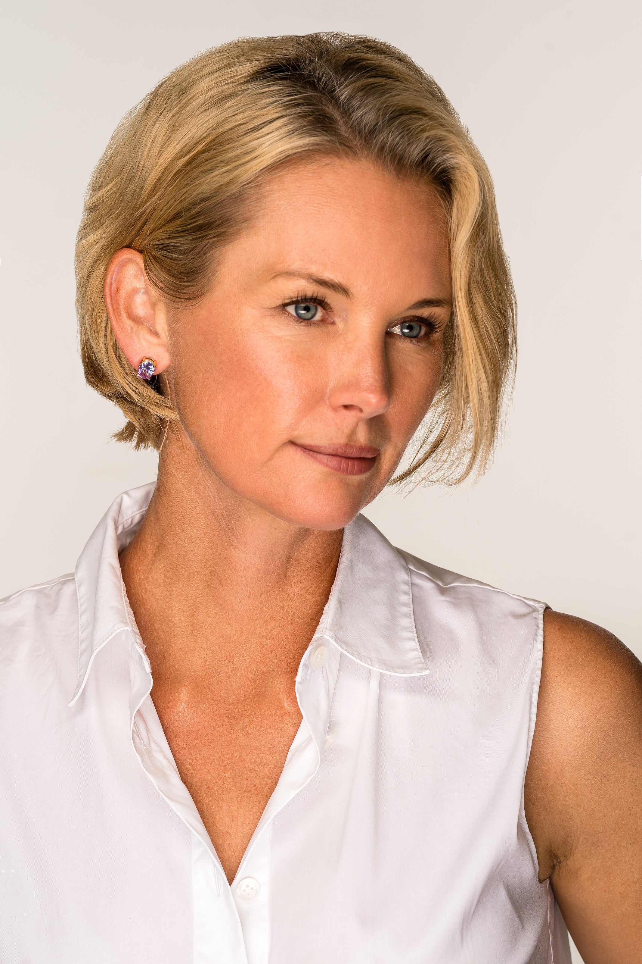 Mia Sparkle Crystal Post Earrings