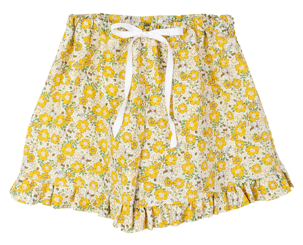 Charlotte Ruffle Lounge Shorts