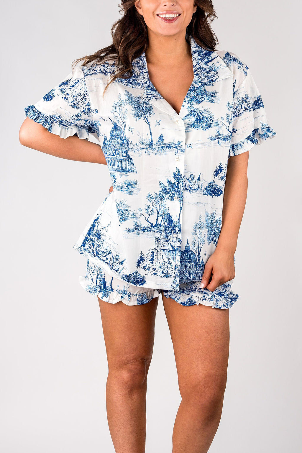 Colette Short Sleeve Lounge Top