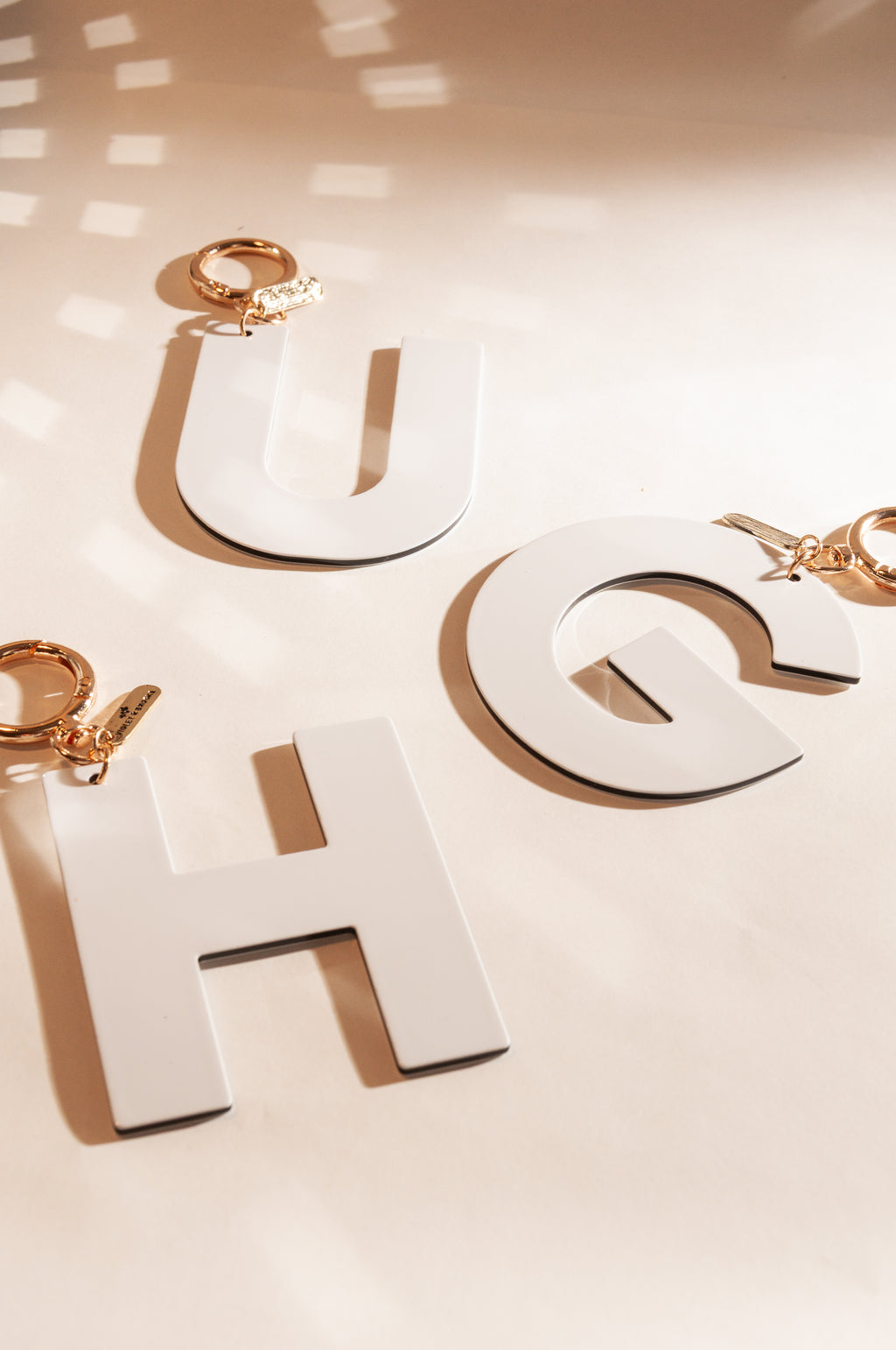Kate White Initial Bag Charm