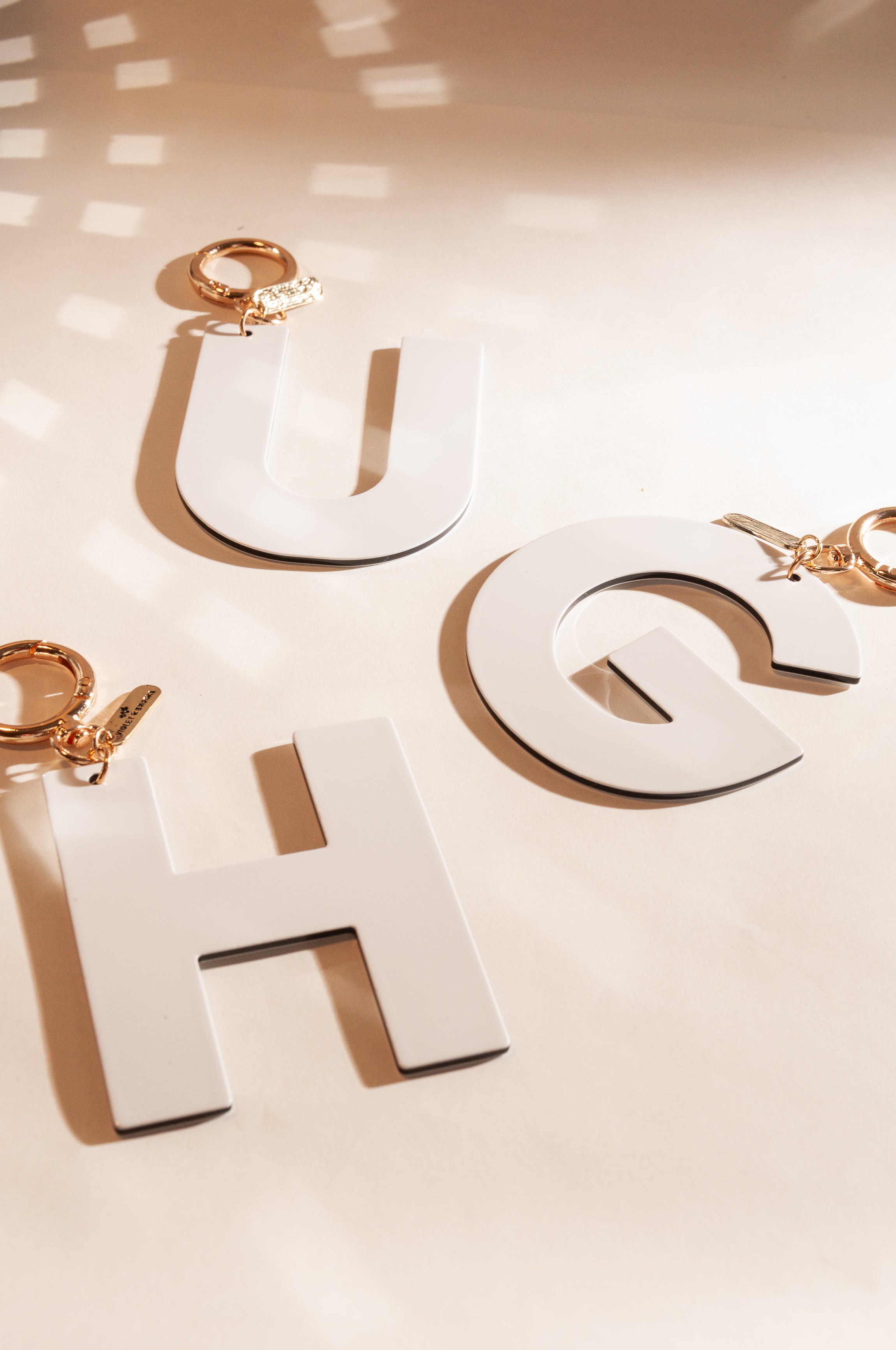 Kate White Initial Bag Charm