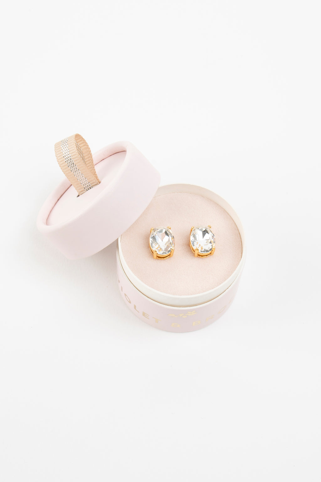 Mia Sparkle Crystal Post Earrings