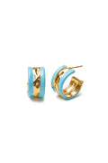 Millie Stripe Enamel Hoop