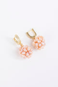 Pearl Cluster Huggie Duet
