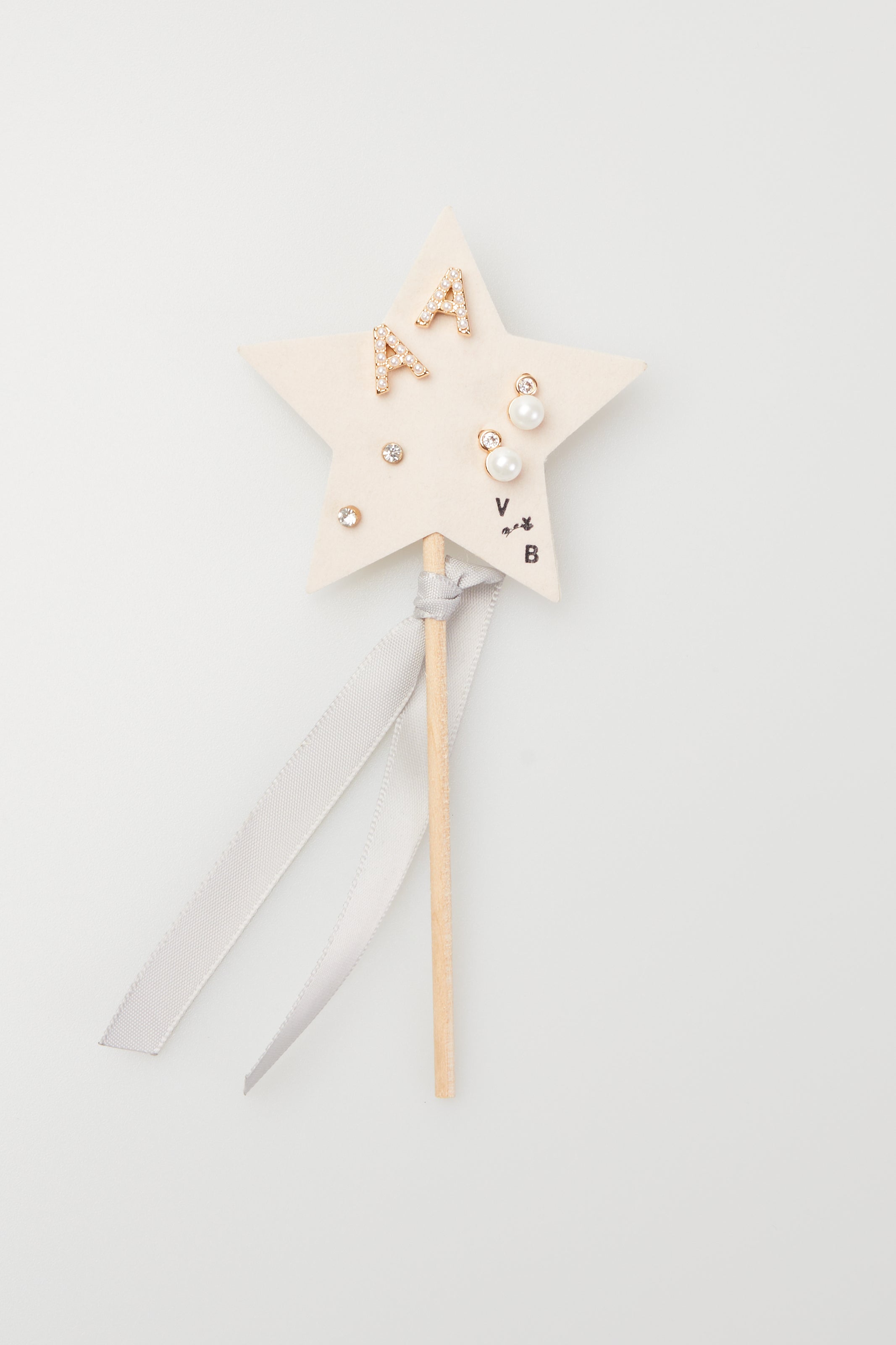 Mini Pearlie Initial Star Pennant