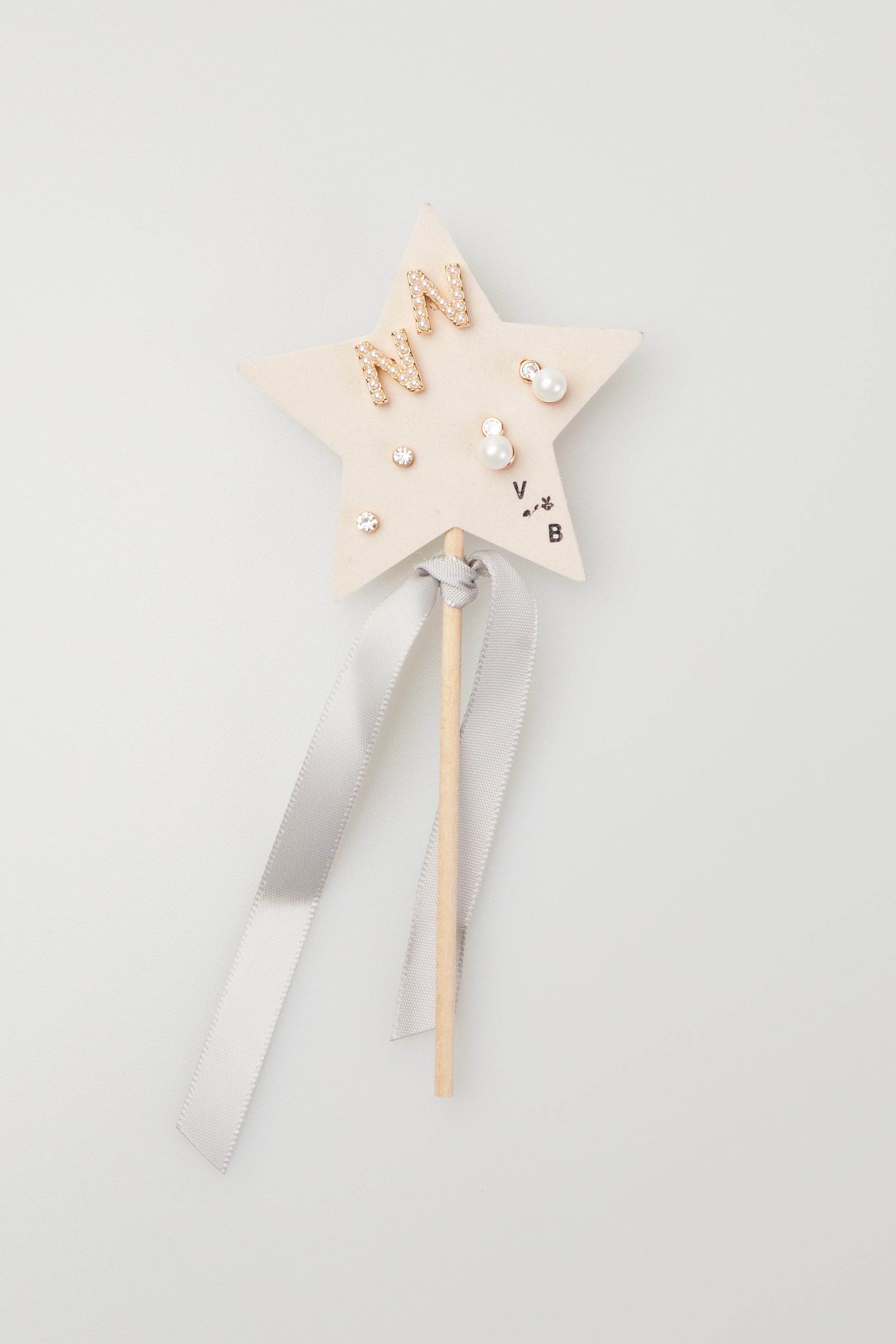 Mini Pearlie Initial Star Pennant