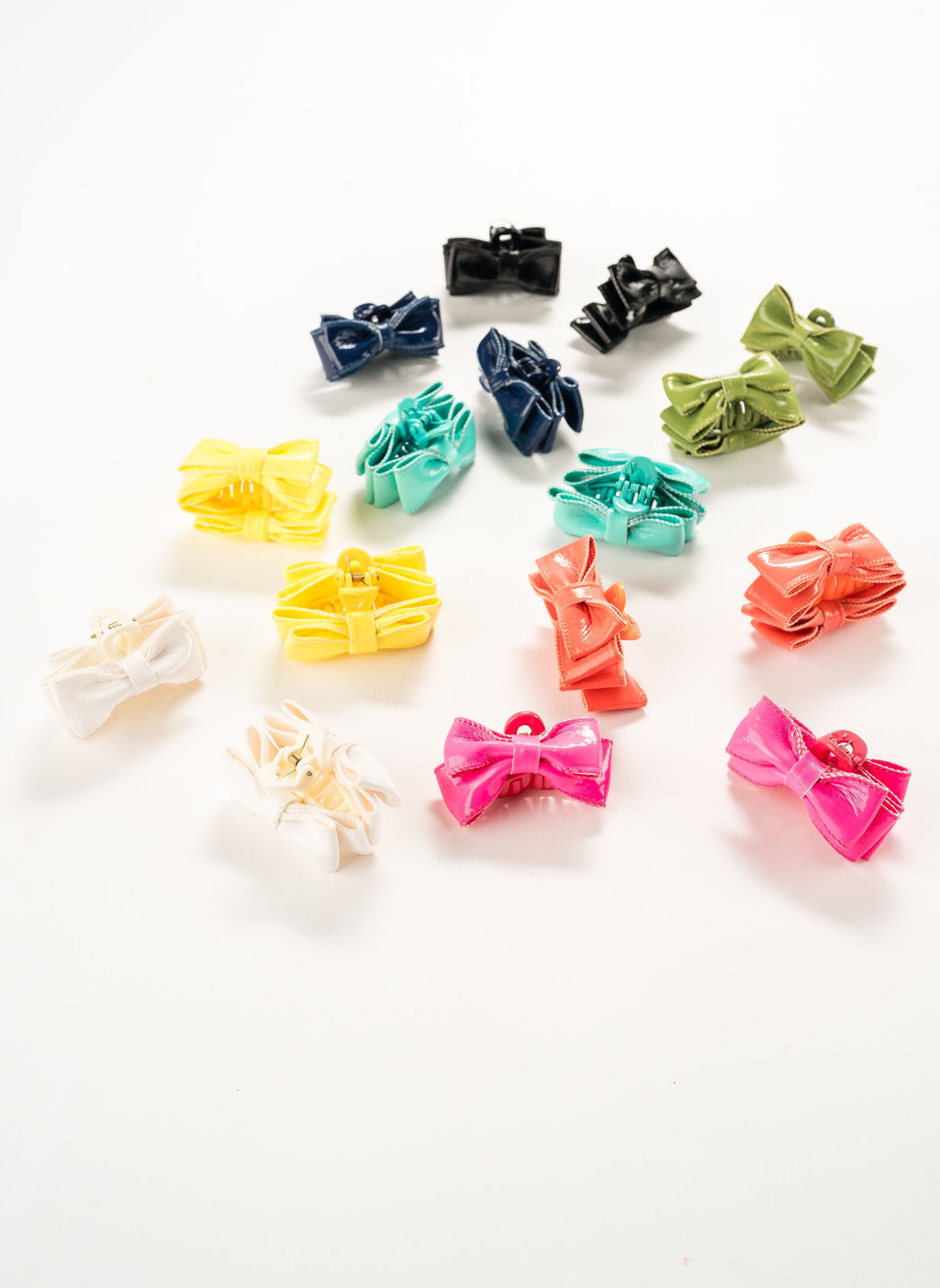 Paige Mini Bow Hair Claw Pair