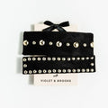 Laurel Suede Barrette Pair