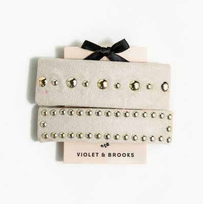 Laurel Suede Barrette Pair