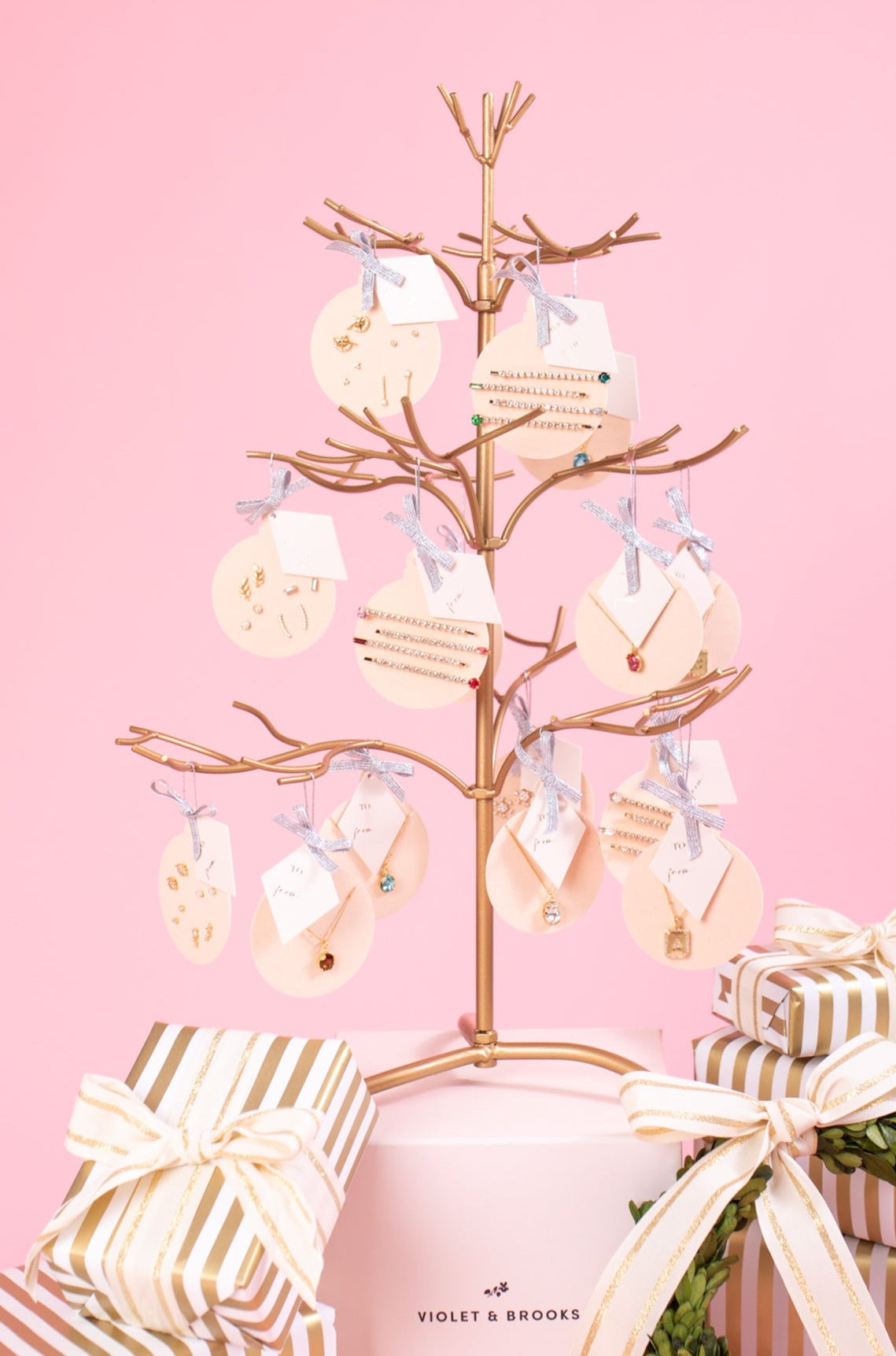 Holiday Ornament Tree Display
