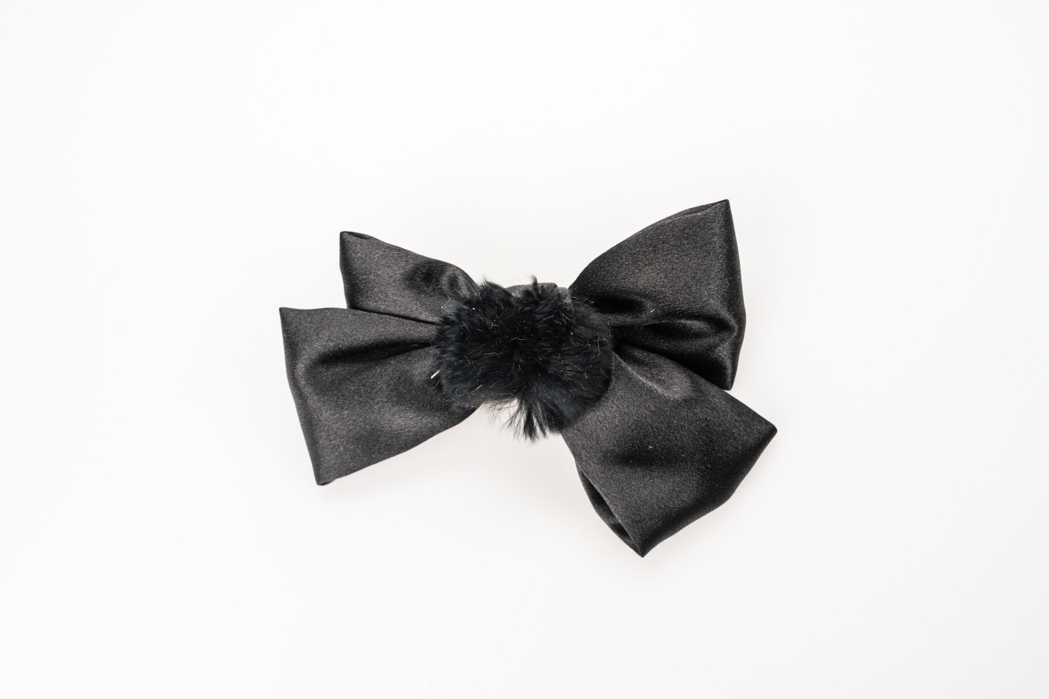 Savannah Pom Pom Bow Barrette