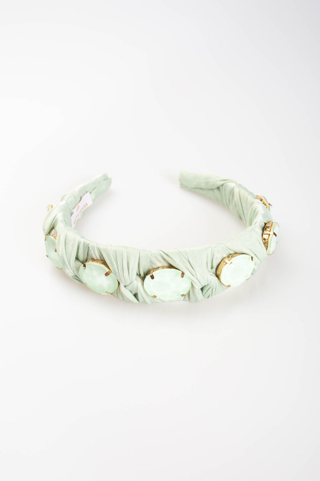 Glass Stone Knotted Headband