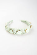 Glass Stone Knotted Headband